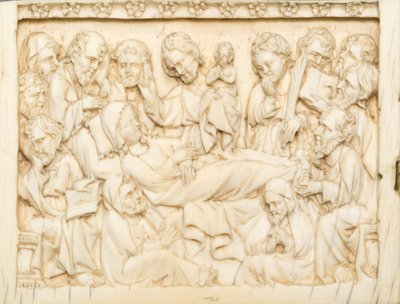 Diptych Fragment: The Death of the Virgin, 1375-1400 by Master of Kremsmunster