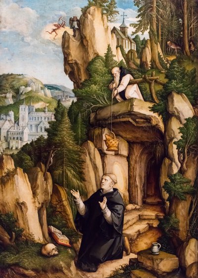 Saint Benedict as a Praying Hermit by Master of Messkirch