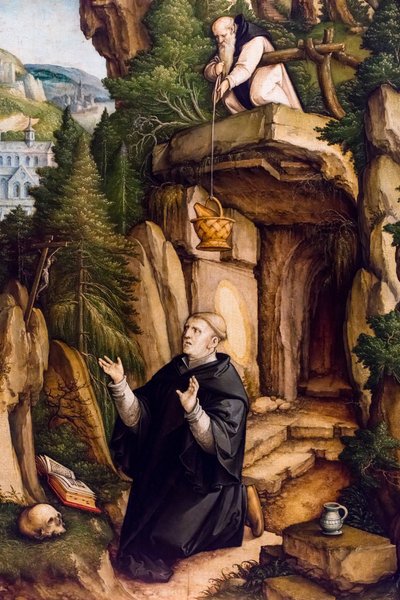 Saint Benedict as a Praying Hermit by Master of Messkirch
