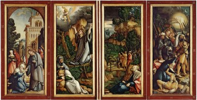 The Wildenstein Altarpiece (closed) by Master of Messkirch