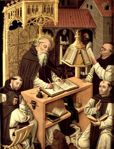 Saint Jerome in the Scriptorium, ca. 1485 by Master of Monasterio de Santa María