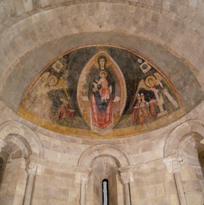 The Virgin and Child in Majesty and the Adoration of the Magi by Master of Pedret