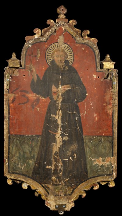 Saint Francis (verso), c.1400 by Master of Roncaiette (attr. to)