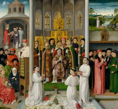 Scenes from the Life of Saint Augustine of Hippo by Master of Saint Augustine
