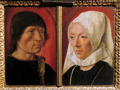 Portrait of a Man and His Wife by Master of Saint Giles