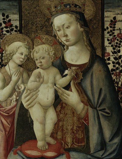 Virgin and Child with the Infant Saint John by Master of San Miniato