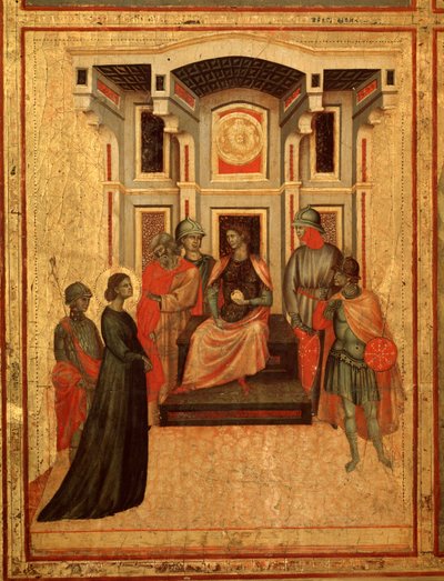 St Cecilia and Story of Her Life (detail) by Master of St. Cecilia
