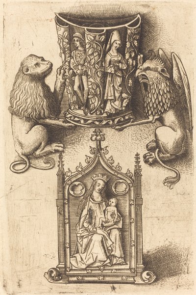 Design for a Beaker and a Pax by Master of St. Sebastian