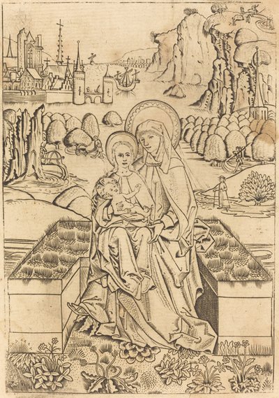 The Madonna and Child with Saint Anne by Master of St. Sebastian