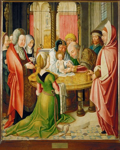 Circumcision, One of Two Panels from an Altar by Master of St. Severin
