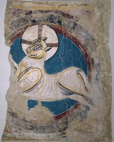 Apocalyptic Lamb from Sant Climent de Taüll by Master of Tahull