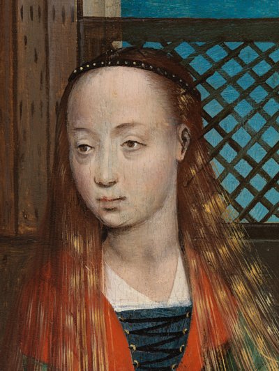 (detail) Charity of St Nicholas, from the Altarpiece of St. Nicholas, c.1486-93 by Master of The Legend of St. Lucy