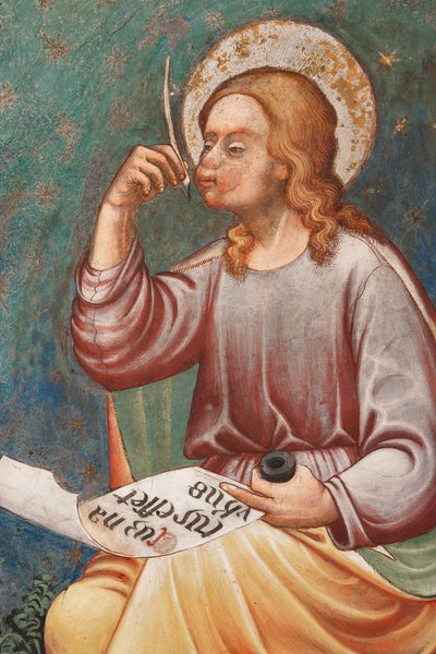 St Matthew the Evangelist writing 