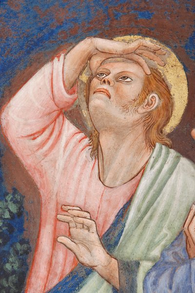 The Ascension of Christ (detail) by Master of Vignola