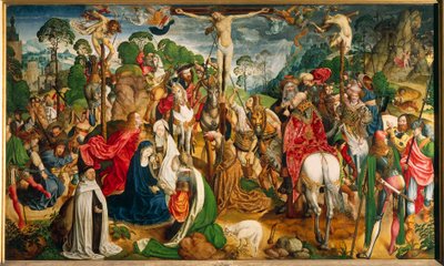 Altarpiece showing the Passion of Christ by Master of the Aachen Altar