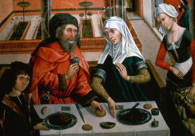 Detail (altar-piece from the Carmelite Church) by Master of the Barbara Legend