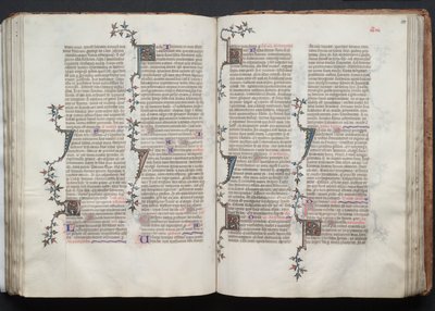 The Gotha Missal: Fol. 100r, Text by Master of the Boqueteaux