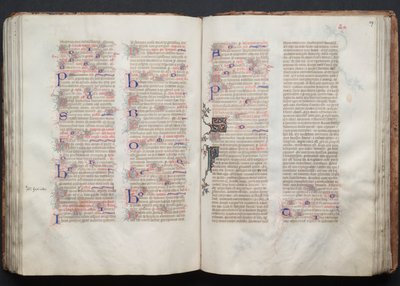 The Gotha Missal: Fol. 106v, Text by Master of the Boqueteaux