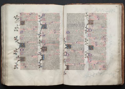The Gotha Missal: Fol. 122r, Text, c. 1375 by Master of the Boqueteaux