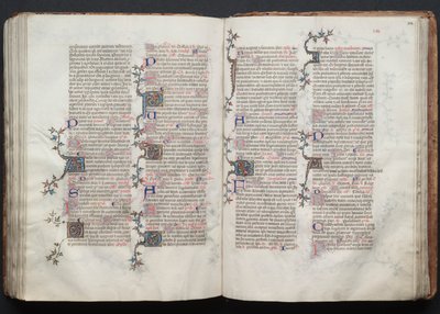 The Gotha Missal: Fol. 124r, Text, c. 1375 by Master of the Boqueteaux