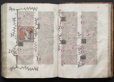 The Gotha Missal: Fol. 125r, Text, c. 1375 by Master of the Boqueteaux
