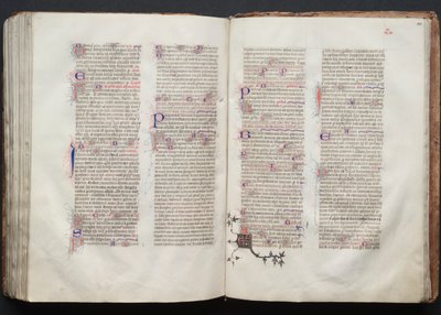 The Gotha Missal: Fol. 143r, Text, c. 1375 by Master of the Boqueteaux