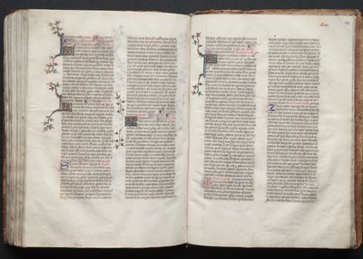 The Gotha Missal: Fol. 145r, Text, c. 1375 by Master of the Boqueteaux