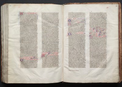 The Gotha Missal: Fol. 152r, Text, c. 1375 by Master of the Boqueteaux