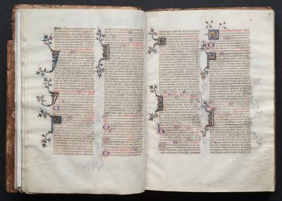 The Gotha Missal: Fol. 19r, Text, c. 1375 by Master of the Boqueteaux