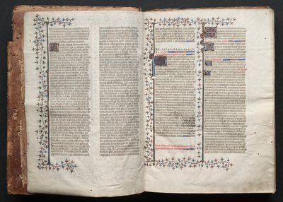 The Gotha Missal: Fol. 1v, Text by Master of the Boqueteaux