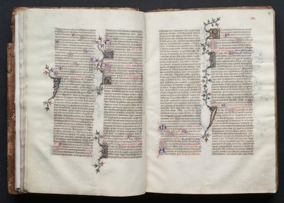 The Gotha Missal: Fol. 26v, Text, c. 1375 by Master of the Boqueteaux