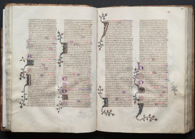 The Gotha Missal: Fol. 40v, Text by Master of the Boqueteaux