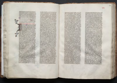 The Gotha Missal: Fol. 46v, Text, c. 1375 by Master of the Boqueteaux