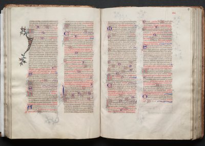 The Gotha Missal: Fol. 56v, Text by Master of the Boqueteaux