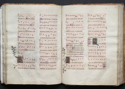The Gotha Missal: Fol. 62r, Text, c. 1375 by Master of the Boqueteaux