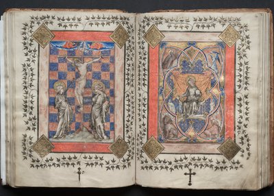 The Gotha Missal: Crucifixion by Master of the Boqueteaux