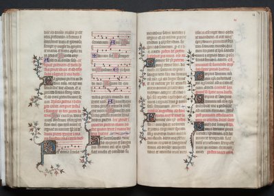 The Gotha Missal: Fol. 68r, Text, c. 1375 by Master of the Boqueteaux