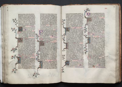 The Gotha Missal: Fol. 88r, Text, c. 1375 by Master of the Boqueteaux