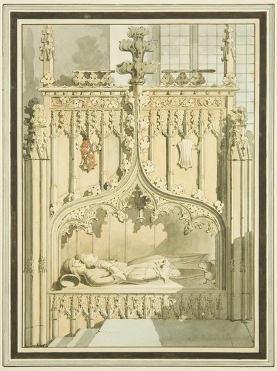 Effigies of Sir Maurice Berkeley and wife, in St Mark