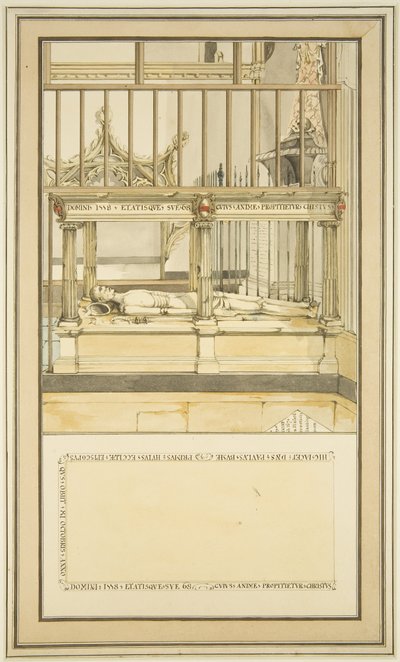 Tomb of Bishop Paul Bush, in Bristol Cathedral by Master of the Bristol Church Monuments