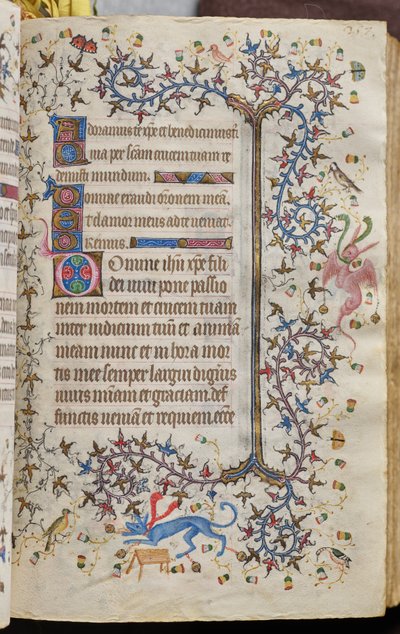 Hours of Charles the Noble, King of Navarre (1361-1425): fol. 129r, Text by Master of the Brussels Initials and Associates