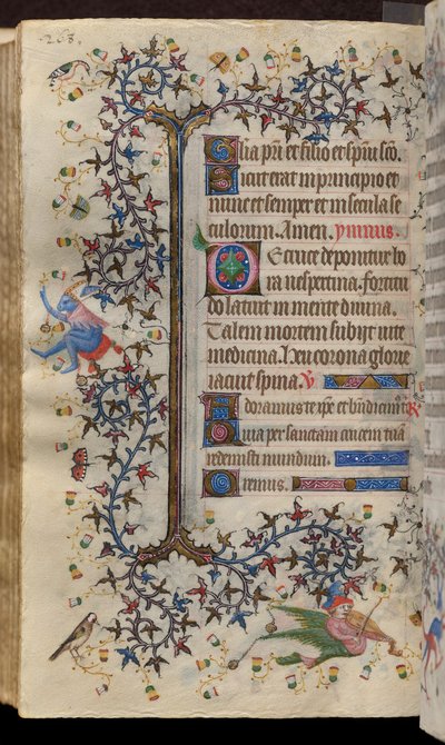 Hours of Charles the Noble, King of Navarre (1361-1425): fol. 134v, Text by Master of the Brussels Initials and Associates