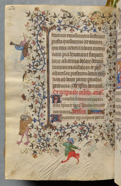 Hours of Charles the Noble, King of Navarre (1361-1425): fol. 303vr, Text by Master of the Brussels Initials and Associates