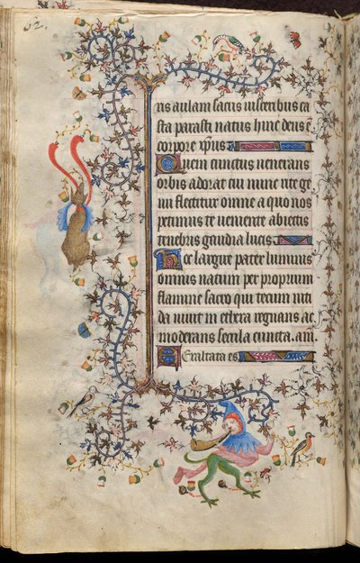 Hours of Charles the Noble, King of Navarre (1361-1425): fol. 31v, Text by Master of the Brussels Initials and Associates