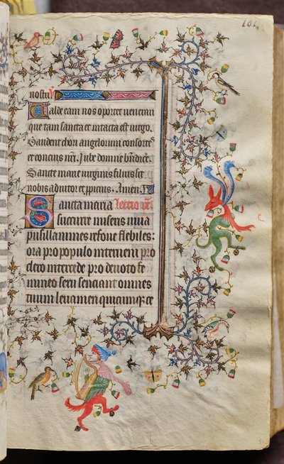 Hours of Charles the Noble, King of Navarre (1361-1425): fol. 51r, Text by Master of the Brussels Initials and Associates