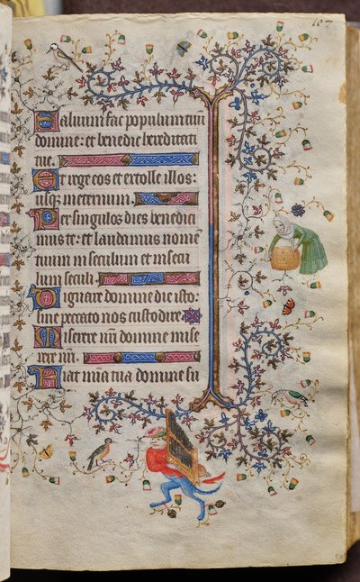 Hours of Charles the Noble, King of Navarre (1361-1425): fol. 54r, Text by Master of the Brussels Initials and Associates