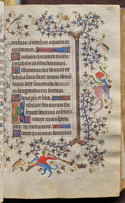 Hours of Charles the Noble, King of Navarre (1361-1425): fol. 56r, Text by Master of the Brussels Initials and Associates