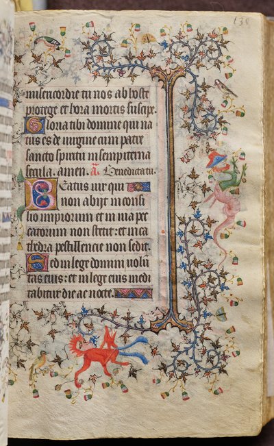 Hours of Charles the Noble, King of Navarre (1361-1425): fol. 68r, Text by Master of the Brussels Initials and Associates