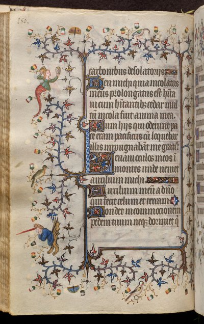 Hours of Charles the Noble, King of Navarre (1361-1425): fol. 75v, Text by Master of the Brussels Initials and Associates