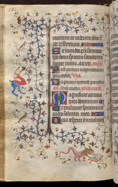 Hours of Charles the Noble, King of Navarre (1361-1425): fol. 93v, Text by Master of the Brussels Initials and Associates